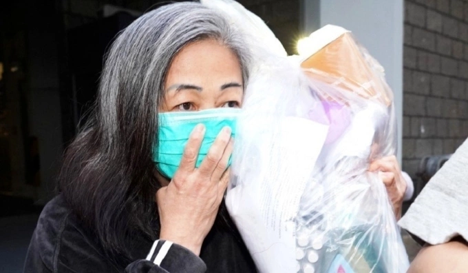 Lý Thụy Hương được tại ngoại trong thời gian xét xử. Ảnh: Orange News