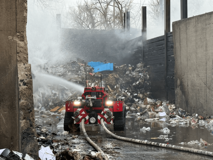 Robot cứu hỏa của Sở Cứu hỏa thành phố Kansas. Ảnh: KCFD