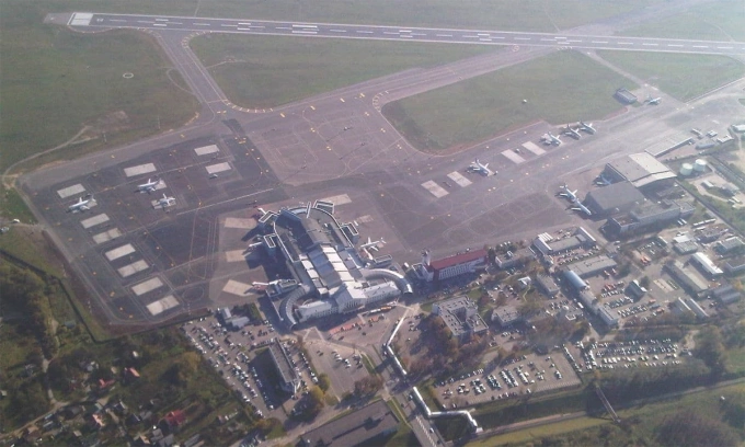 Sân bay Vilnius của Litva. Ảnh: Wikimedia