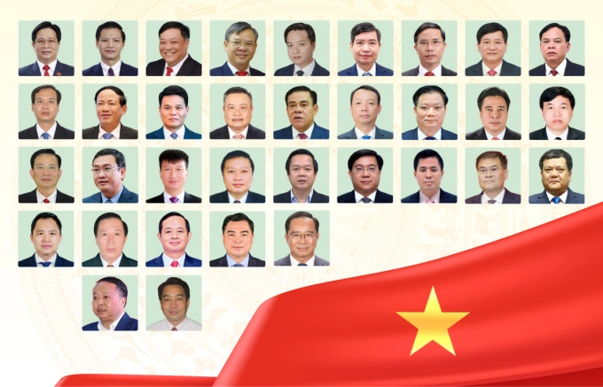 Chân dung 34 chủ tịch UBND tỉnh thành hiện nay. Đồ họa: Hoàng Khánh