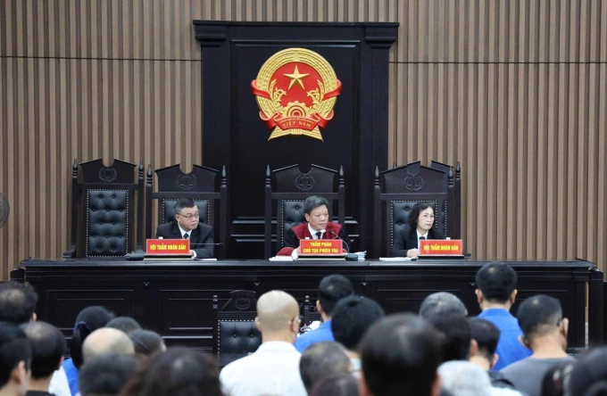 Phiên xét xử dự kiến kéo dài 14 ngày do thẩm phán Lưu Ngọc Cảnh làm Chủ tọa. Ảnh: Danh Lam