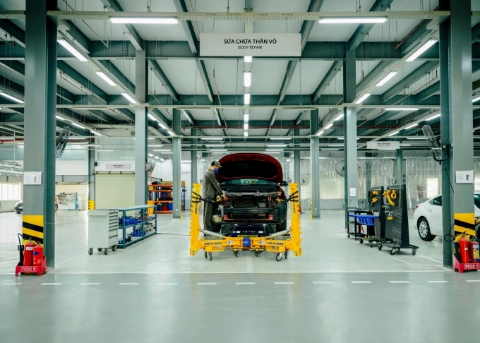 Hệ thống xưởng hiện đại với các khu chức năng riêng biệt. Ảnh: Thaco Auto