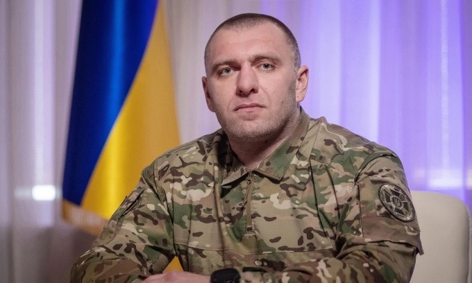 Giám đốc Cơ quan Tình báo Ukraine (SBU) Vasyl Maliuk vào tháng 3/2024. Ảnh: Kyiv Post