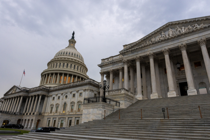 Tòa nhà quốc hội Mỹ ở thủ đô Washington ngày 29/6. Ảnh: AFP