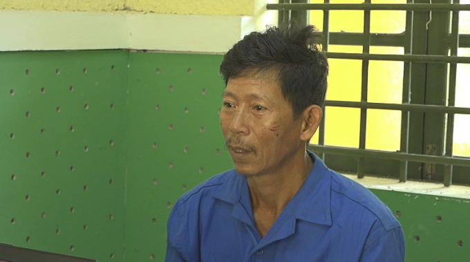 Ông Lê Thanh Tùng tại cơ quan điều tra. Ảnh: Thanh Thảo