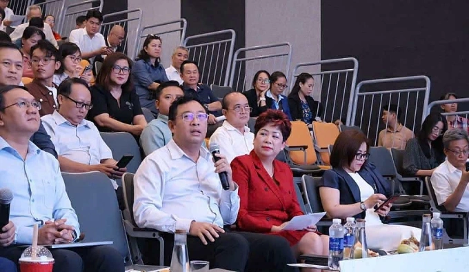 Ông Phạm Hồng Quất, Cục trưởng Khởi nghiệp và Doanh nghiệp công nghệ, phát biểu tại sự kiện. Ảnh: KA