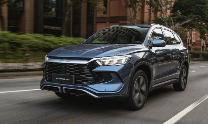 Xe năng lượng mới thứ 14 triệu của BYD là một chiếc Song Pro. Ảnh: BYD