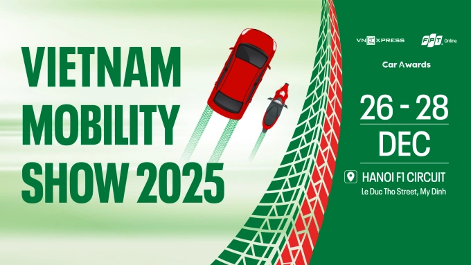Banner Triển lãm Vietnam Mobility Show 2025.