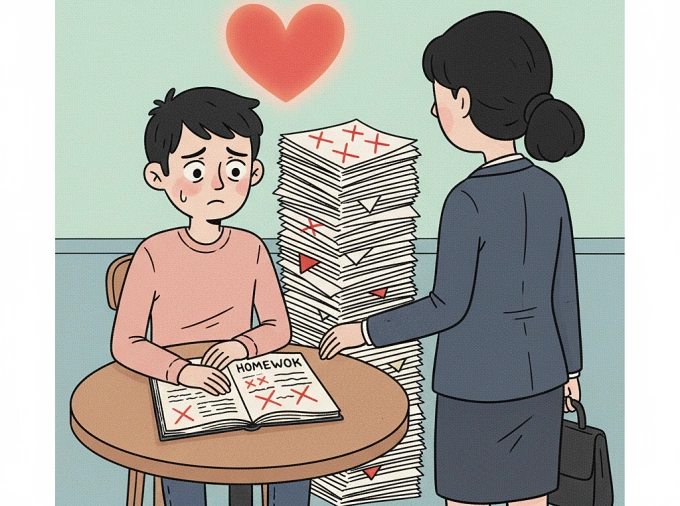 Vờ đi học để cưa cô giáo nhưng có vẻ tôi đang đi sai hướng