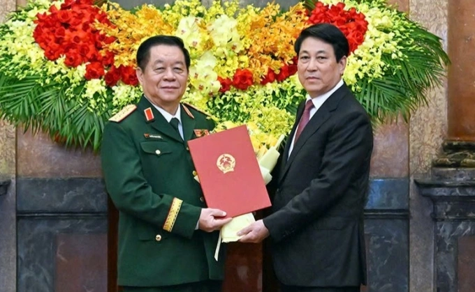 大将阮仲义担任总政治局主任职务