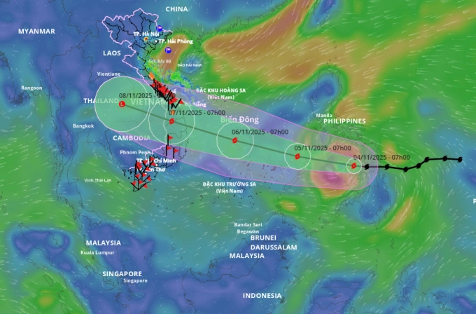 台风Kalmaegi强度达13级,明晨进入南海