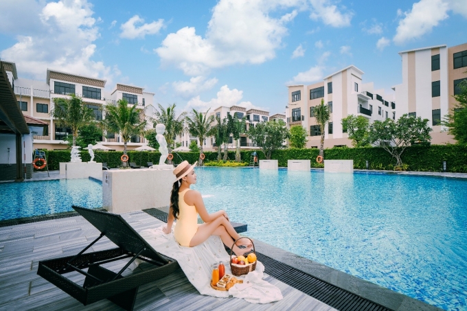 Tiện ích bể bơi trong nội khu. Ảnh: T&T Group