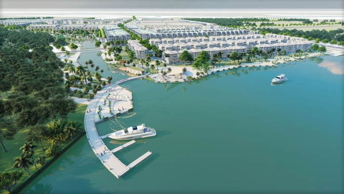 Phối cảnh bến du thuyền theo tiêu chuẩn quốc tế. Ảnh: T&T Group