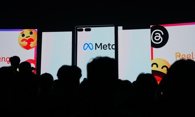 Logo Meta được chụp ở Paris, Pháp, hồi tháng 6/2022, Ảnh: Reuters