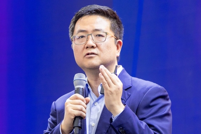 Jim Yang, Giám đốc phát triển thị trường Amazon Global Selling châu Á - Thái Bình Dương. Ảnh: Minh Quân