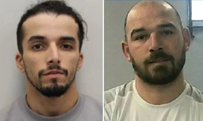 Brahim Kaddour-Cherif (trái) và William Smith (phải). Ảnh: London Police