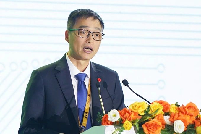 Giám đốc Trung tâm bán dẫn Viettel Nguyễn Cương Hoàng. Ảnh: Lưu Quý