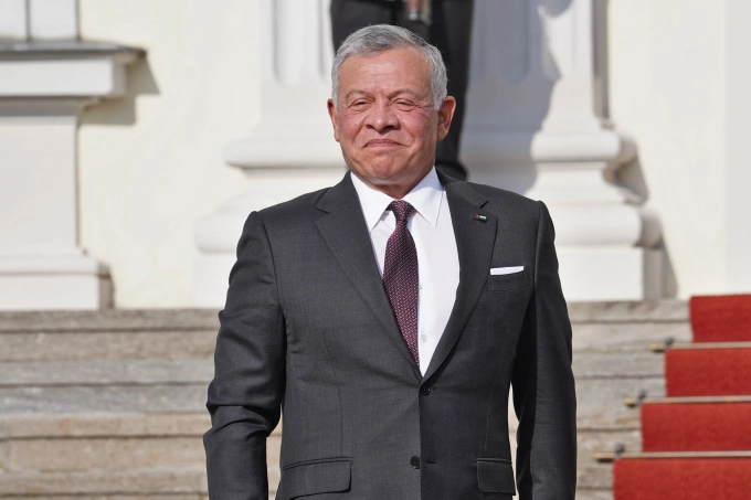 Quốc vương Jordan Abdullah II Ibn Al Hussein tại Berlin, Đức, hồi tháng 3/2022. Ảnh: Reuters