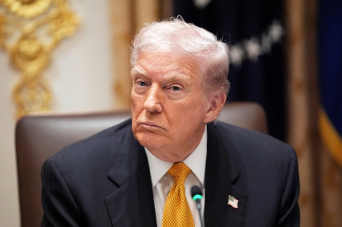 Tổng thống Mỹ Donald Trump tại Phòng Nội các ở Nhà Trắng ngày 7/11. Ảnh: AP