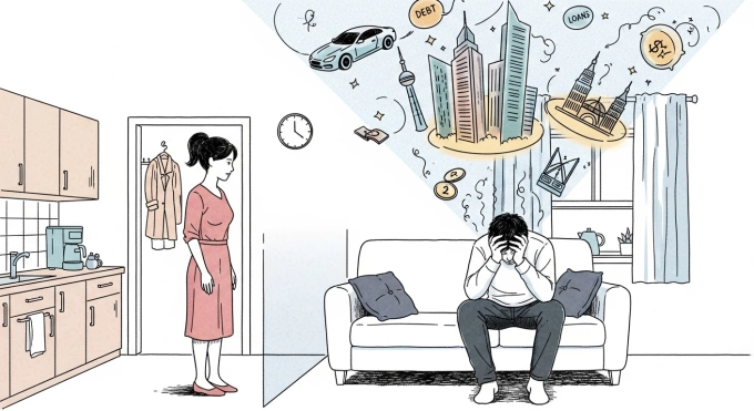 Chồng đòi vay tiền mua nhà ngay sau buổi họp lớp