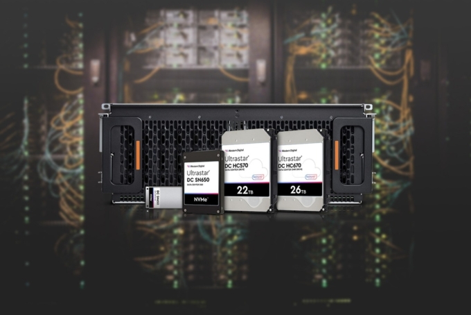 Các ổ cứng HDD cấp doanh nghiệp của Western Digital. Ảnh: Western Digital.