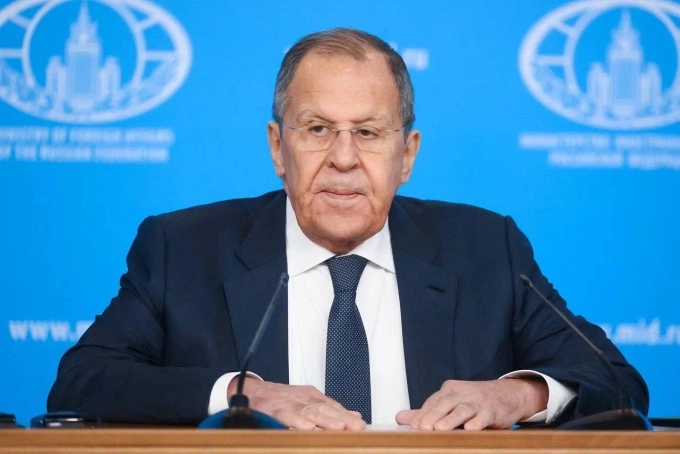 Ngoại trưởng Nga Sergey Lavrov trong bức ảnh được Bộ Ngoại giao Nga đăng ngày 8/11. Ảnh: BNG Nga