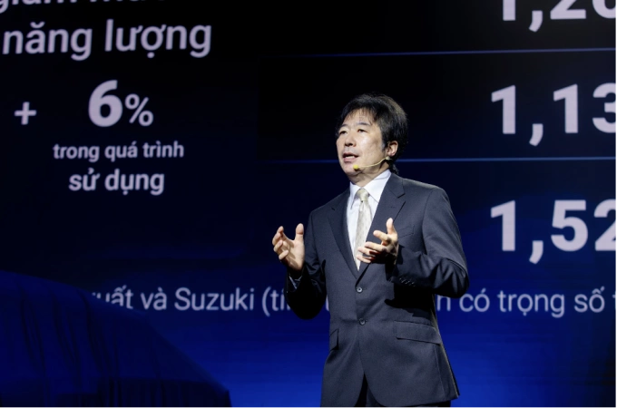 Ông Harano - Giám đốc điều hành kinh doanh khu vực châu Á, Thái Bình Dương và Mỹ Latinh. Ảnh: Suzuki Việt Nam