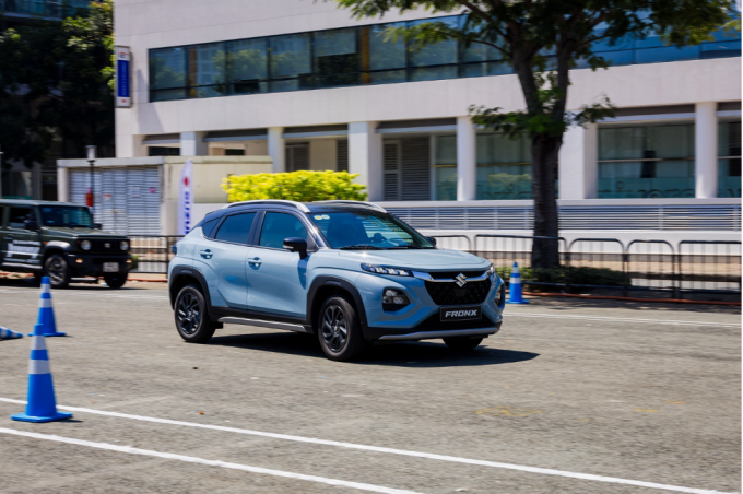 Suzuki Fronx tại buổi lái thử dành cho khách hàng hồi tháng 10. Ảnh: Suzuki Việt Nam