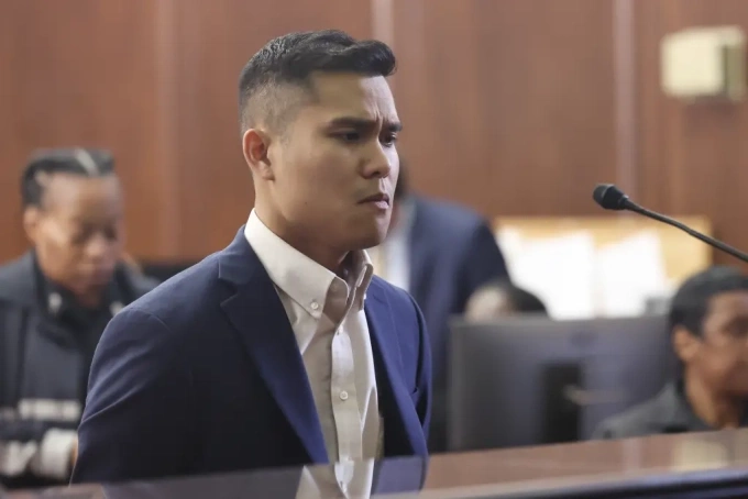 Nghi phạm Hieu Tran hầu tòa. Ảnh: NY Post