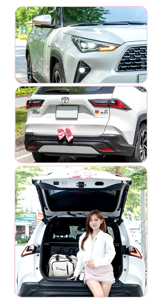 Nữ chủ xe đánh giá cao thiết kế trẻ trung của Yaris Cross HEV. Ảnh:TMV