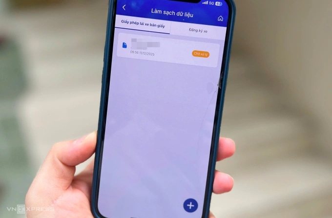 Phần làm sạch dữ liệu trên ứng dụng iHanoi. Ảnh: Phạm Dự
