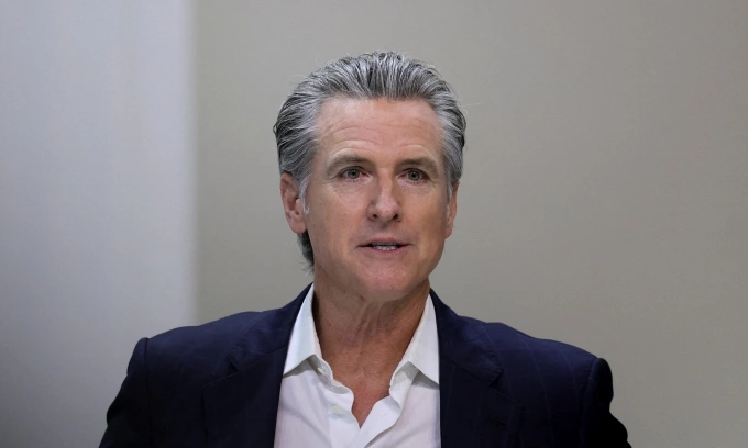 Thống đốc California tham gia COP30 tại Brazil ngày 11/11/. Ảnh: Reuters