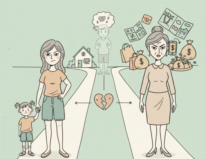 Mẹ chồng dùng lắm chiêu trò để bắt anh gửi tiền