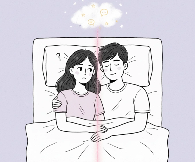 Ở bên nhau cả đêm, bạn trai chỉ ôm tôi