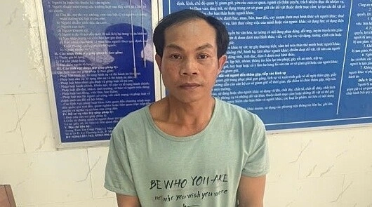 Lê Trí Tâm Anh tại cơ quan điều tra. Ảnh: Dương Đông