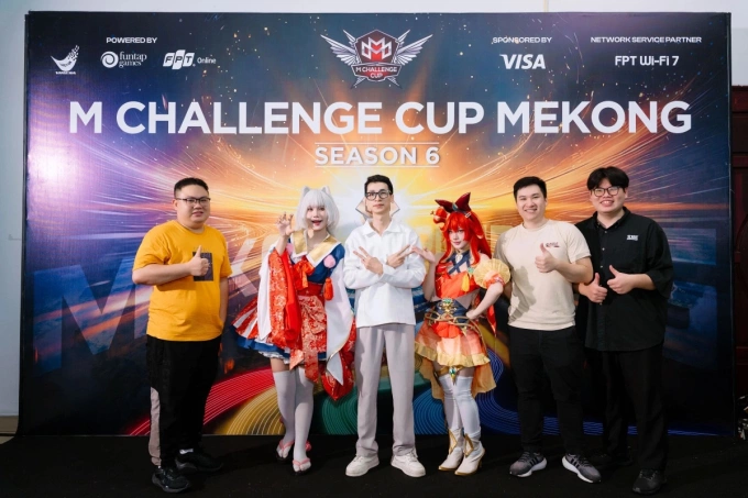 Các KOL Hiin Hie, Mộc Tú Anh, Hà Vi, Vycactii góp mặt với tạo hình cosplay các tướng trong MLBB - một trong những hoạt động biểu tượng của các sự kiện game và Esports. Ảnh: Hải Long