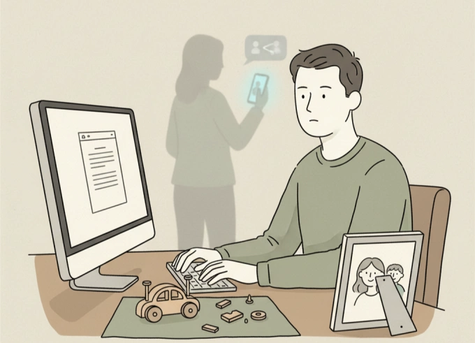 Vợ liên lạc suốt ngày với tình cũ