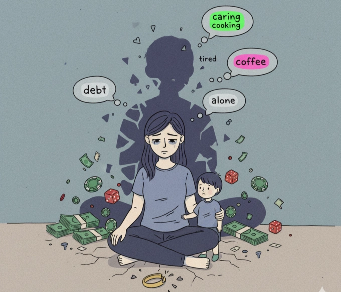 Chồng không chung thủy, lại để mình tôi lo kinh tế