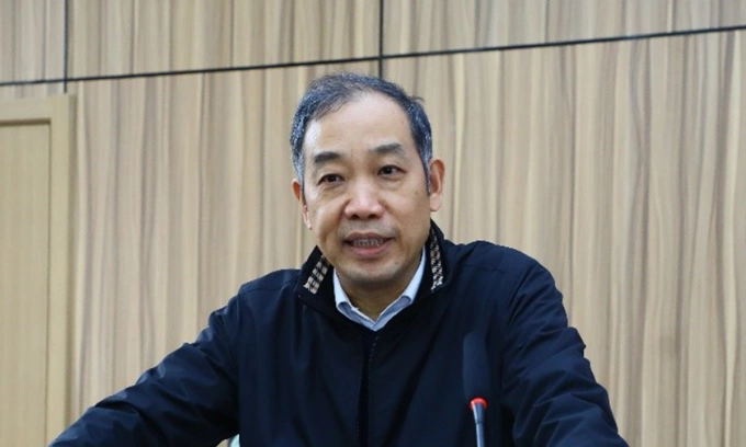 Mã Vĩ Minh tại Đại học Thanh Hoa hồi năm 2019. Ảnh: Đại học Thanh Hoa