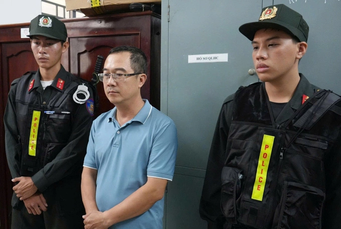 Nguyễn Quốc Trưởng khi bị bắt tạm giam. Ảnh: Công an Cần Thơ