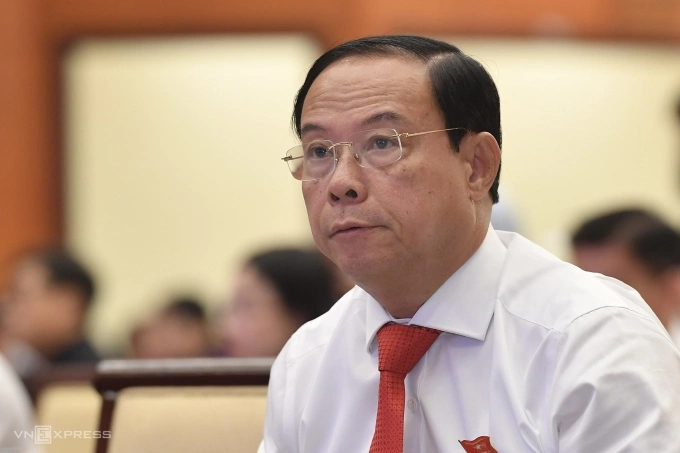 Tân Phó chủ tịch HĐND TP HCM Nguyễn Văn Thọ, sáng 14/11. Ảnh: Thanh Tùng