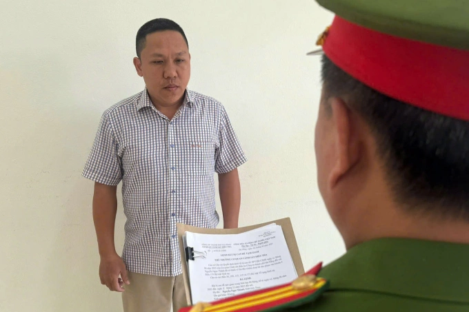 Bị can Nguyễn Ngọc Thành. Ảnh: Công an cung cấp