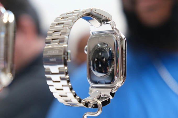 Apple Watch Series 10 tại lễ ra mắt sáng 10/9 tại Mỹ. Ảnh: Tuấn Hưng