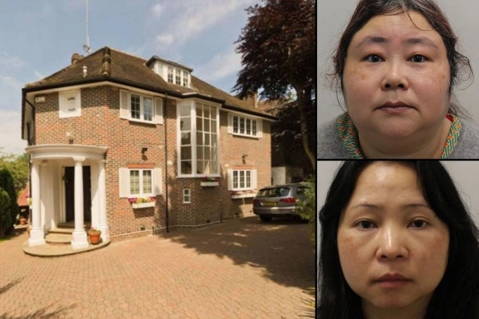 Biệt thự Qian Zhimin thuê ở Hampstead, sống cùng Wen Jian (ảnh dưới). Ảnh: CPS