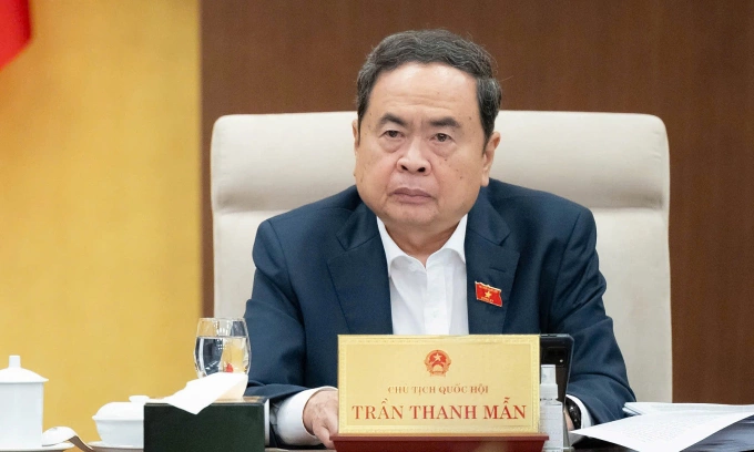 Chủ tịch Quốc hội Trần Thanh Mẫn. Ảnh: Hoàng Phong