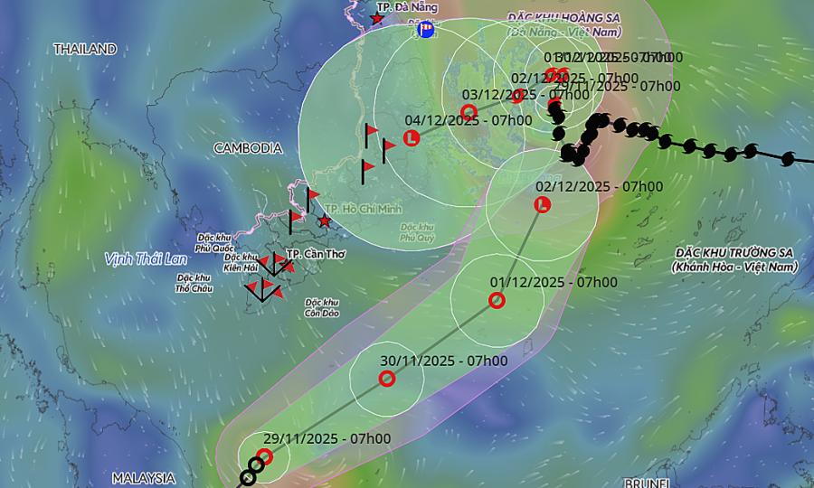 새로운 불황이 다가옴에 따라 폭풍 고토가 베트남 중부에서 둔화되고 약화됨