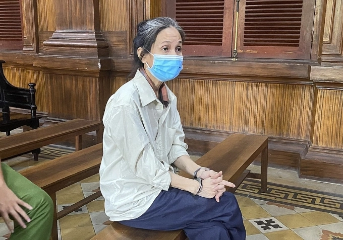 Bị cáo Nguyễn Thị Thu Trang tại tòa. Ảnh: Hải Duyên