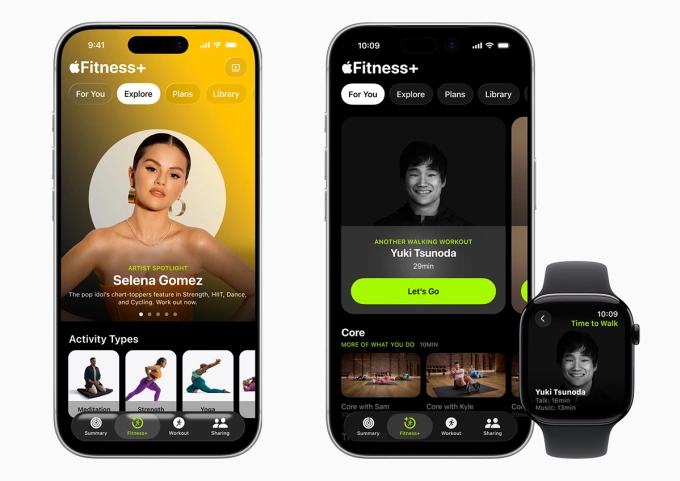 Ngoài tập luyện, người dùng có thể nghe các bản nhạc chất lượng cao.