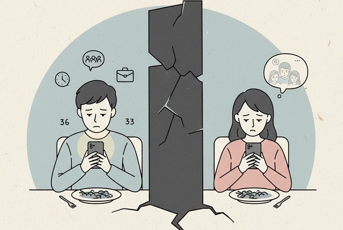 Chồng thường xem điện thoại suốt bữa cơm, chẳng nói lời nào