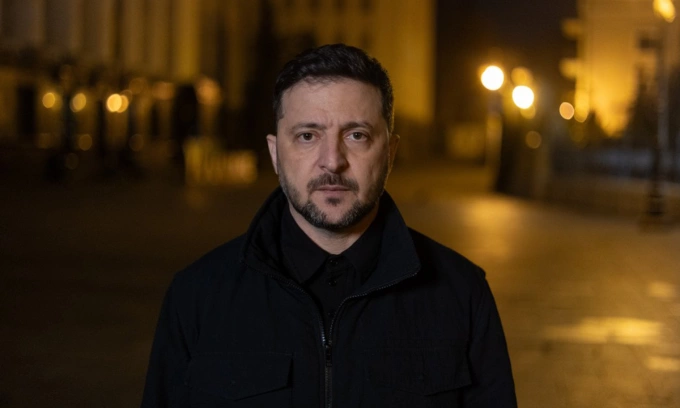 Ông Zelensky trong bức ảnh đăng ngày 10/12. Ảnh: Văn phòng Tổng thống Ukraine